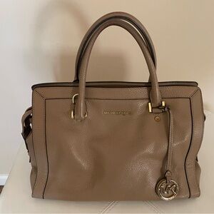 Michael Kors Brown Leather Satchel